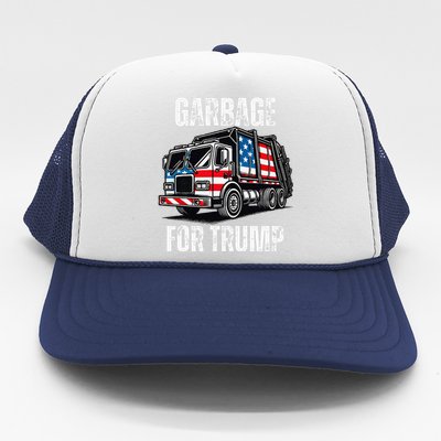 Proud Garbage Trump Supporter Garbage For Trump Supporter Gift Trucker Hat