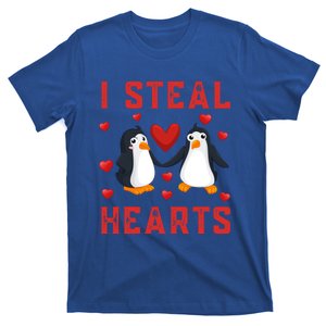 Penguin Graphic Themed I Steal Hearts Cute Valentines Day Gift T-Shirt