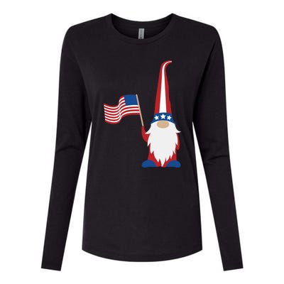 Patriotic Gnomes Usa American Flag 4th Of July Gnome Gift Womens Cotton Relaxed Long Sleeve T-Shirt