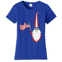 Patriotic Gnomes Usa American Flag 4th Of July Gnome Gift Women's T-Shirt