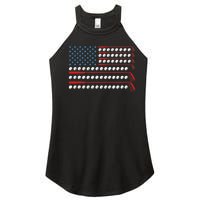 Patriotic Golf USA Flag Golf Clubs 4th Of July Golf Balls Women’s Perfect Tri Rocker Tank