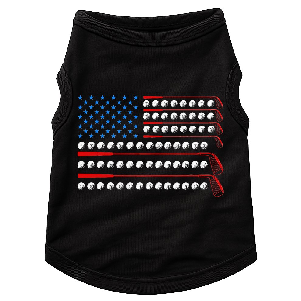 Patriotic Golf Usa Flag Golf Clubs 4th Of July Golf Balls Doggie Tank
