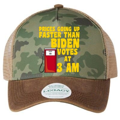 Prices Going Up Faster Than Biden Votes At 3AM Funny Legacy Tie Dye Trucker Hat