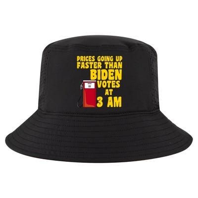 Prices Going Up Faster Than Biden Votes At 3AM Funny Cool Comfort Performance Bucket Hat