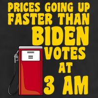 Prices Going Up Faster Than Biden Votes At 3AM Funny Cool Comfort Performance Bucket Hat
