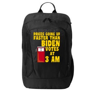 Prices Going Up Faster Than Biden Votes At 3AM Funny City Backpack