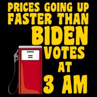 Prices Going Up Faster Than Biden Votes At 3AM Funny Drawstring Bag