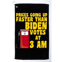 Prices Going Up Faster Than Biden Votes At 3AM Funny Golf Towel