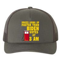 Prices Going Up Faster Than Biden Votes At 3AM Funny Yupoong Adult 5-Panel Trucker Hat