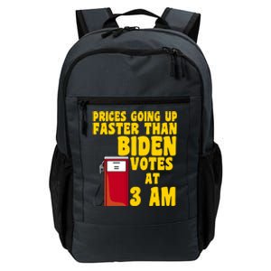 Prices Going Up Faster Than Biden Votes At 3AM Funny Daily Commute Backpack