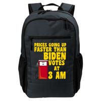 Prices Going Up Faster Than Biden Votes At 3AM Funny Backpack