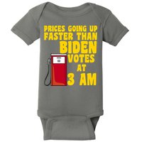 Prices Going Up Faster Than Biden Votes At 3AM Funny Baby Bodysuit