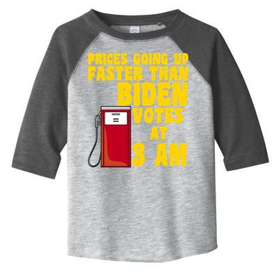 Prices Going Up Faster Than Biden Votes At 3AM Funny Toddler Fine Jersey T-Shirt