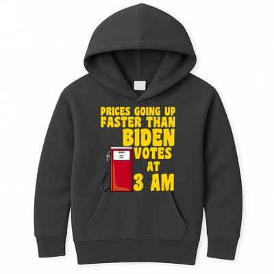 Prices Going Up Faster Than Biden Votes At 3AM Funny Kids Hoodie