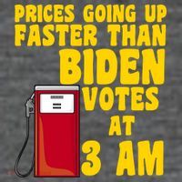 Prices Going Up Faster Than Biden Votes At 3AM Funny Short Acrylic Beanie