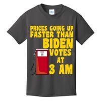 Prices Going Up Faster Than Biden Votes At 3AM Funny Kids T-Shirt
