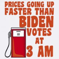 Prices Going Up Faster Than Biden Votes At 3AM Funny Garment-Dyed Sweatshirt