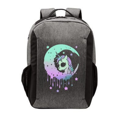 Pastel Goth Unicorn Moon Stars Creepy Kawaii Evil Horse Vector Backpack