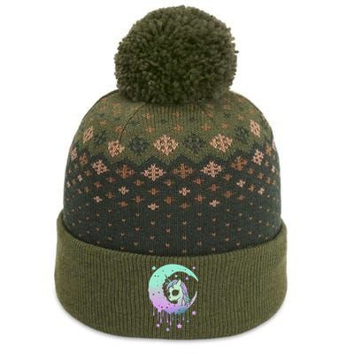 Pastel Goth Unicorn Moon Stars Creepy Kawaii Evil Horse The Baniff Cuffed Pom Beanie