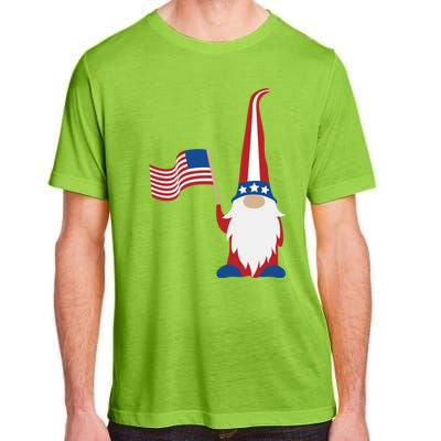 Patriotic Gnomes Usa American Flag 4th Of July Gnome Gift Adult ChromaSoft Performance T-Shirt