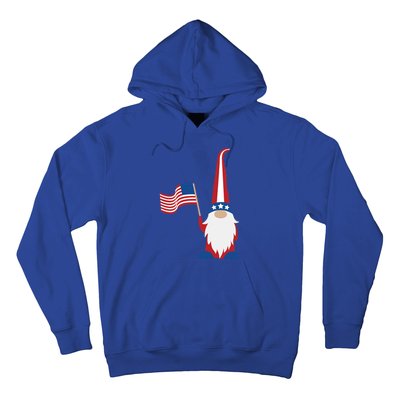 Patriotic Gnomes Usa American Flag 4th Of July Gnome Gift Hoodie