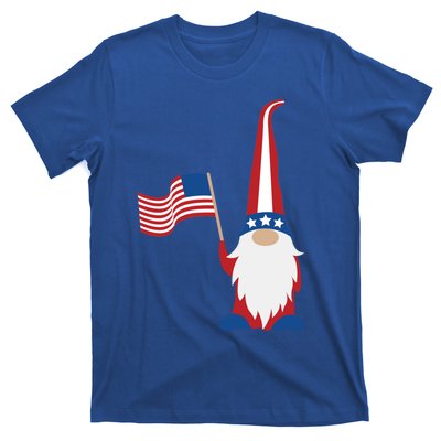 Patriotic Gnomes Usa American Flag 4th Of July Gnome Gift T-Shirt