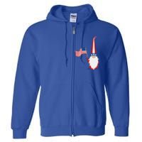 Patriotic Gnomes Usa American Flag 4th Of July Gnome Gift Full Zip Hoodie