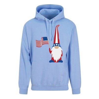 Patriotic Gnomes Usa American Flag 4th Of July Gnome Gift Unisex Surf Hoodie