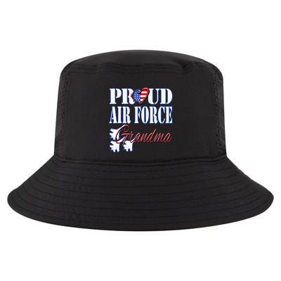 Proud Grandma Us Heart Military Cool Comfort Performance Bucket Hat