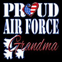Proud Grandma Us Heart Military 16 in Basic Backpack