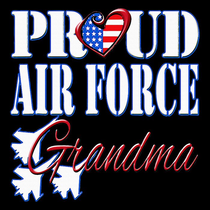 Proud Grandma Us Heart Military 16 in Basic Backpack