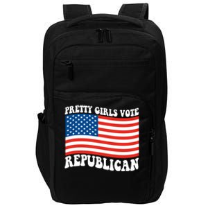 Pretty Girls Vote Republican Usa Flag Impact Tech Backpack