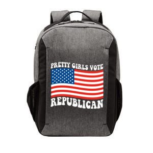 Pretty Girls Vote Republican Usa Flag Vector Backpack