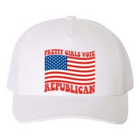 Pretty Girls Vote Republican Usa Flag Yupoong Adult 5-Panel Trucker Hat