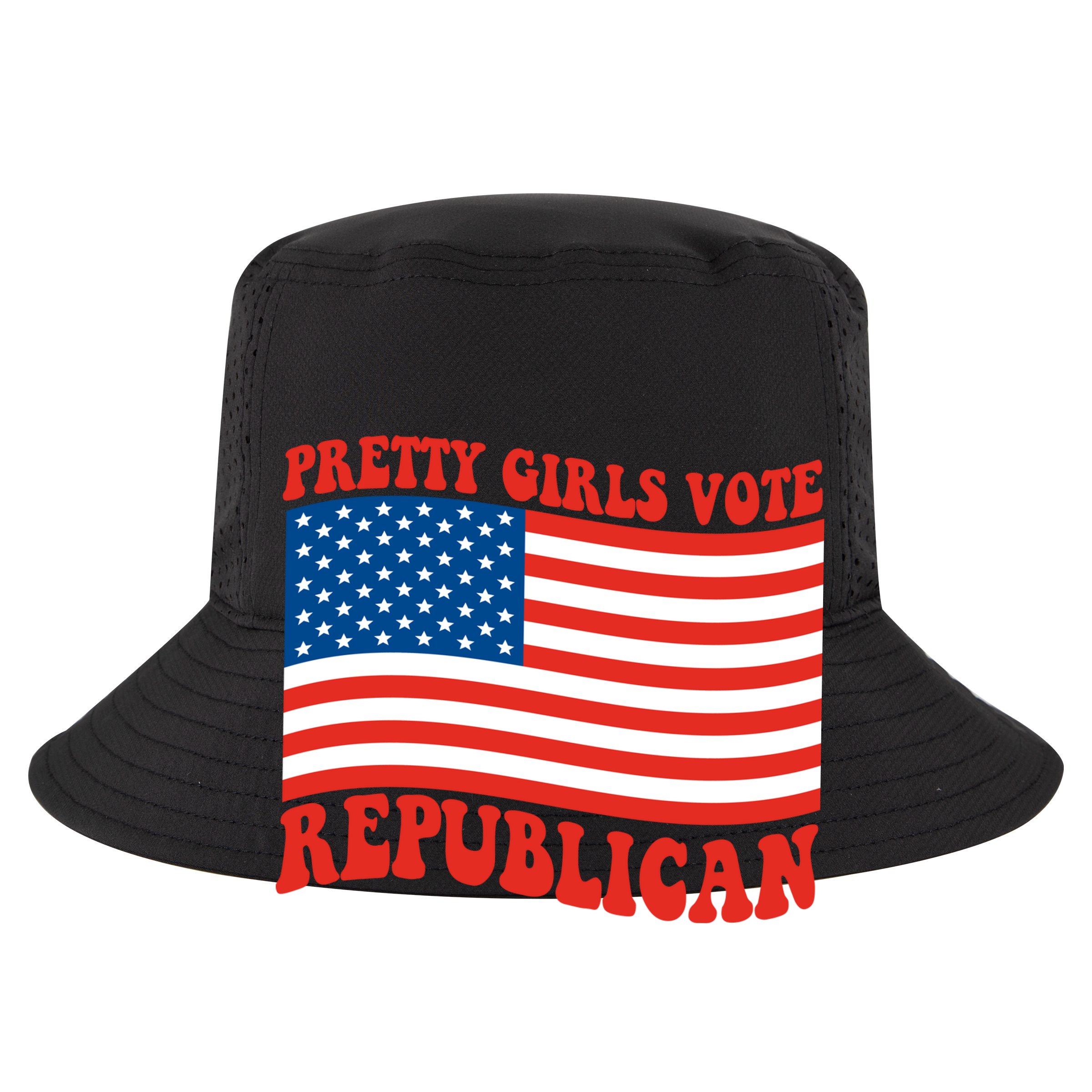 Pretty Girls Vote Republican Usa Flag Hoodie