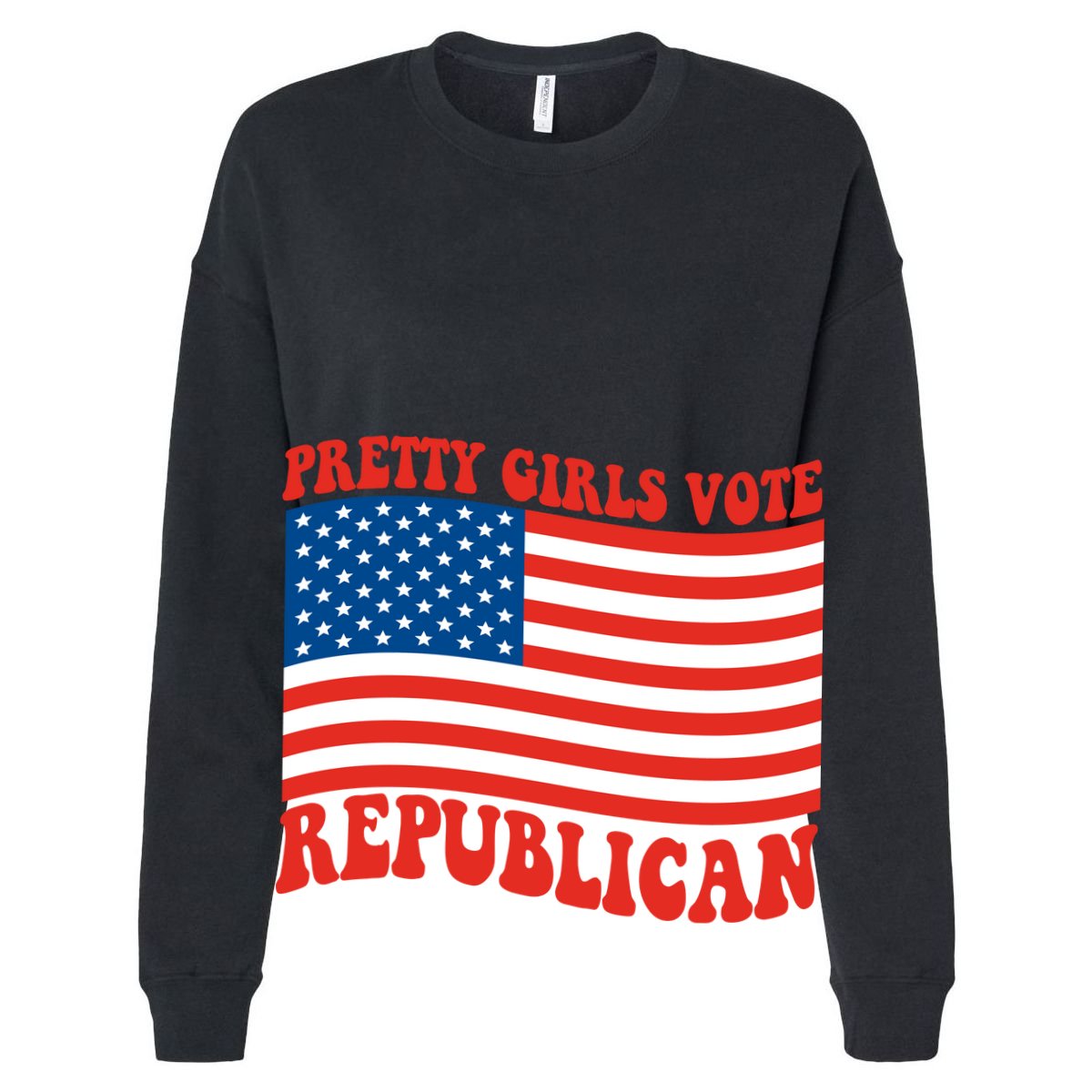 Pretty Girls Vote Republican Usa Flag Hoodie