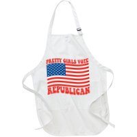 Pretty Girls Vote Republican Usa Flag Apron