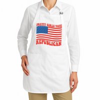 Pretty Girls Vote Republican Usa Flag Apron