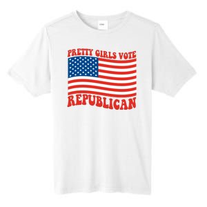 Pretty Girls Vote Republican Usa Flag Tall Fusion ChromaSoft Performance T-Shirt