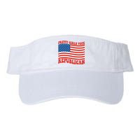 Pretty Girls Vote Republican Usa Flag Valucap Bio-Washed Visor