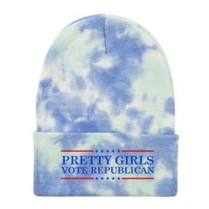 Pretty G.I.R.L.S Vote Republican Tie Dye 12in Knit Beanie