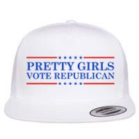 Pretty G.I.R.L.S Vote Republican Flat Bill Trucker Hat