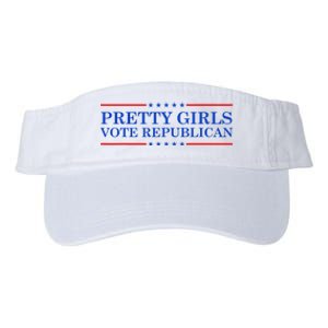 Pretty G.I.R.L.S Vote Republican Valucap Bio-Washed Visor