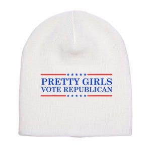 Pretty G.I.R.L.S Vote Republican Short Acrylic Beanie