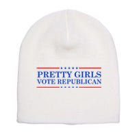 Pretty G.I.R.L.S Vote Republican Short Acrylic Beanie