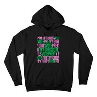 Pretty Girl Vote Green Election Voter Hoodie