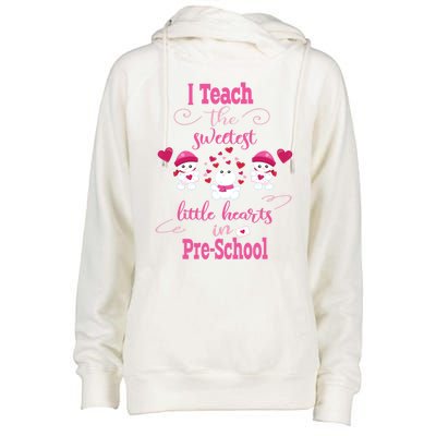 Pregreat Giftschool Valentine's Day Teacher School Party Sweet Hearts Gift Womens Funnel Neck Pullover Hood