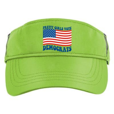 Pretty Girls Vote Democrats Adult Drive Performance Visor