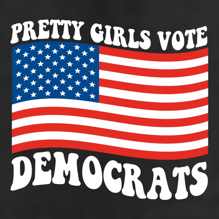 Pretty Girls Vote Democrats 7 Panel Mesh Trucker Snapback Hat