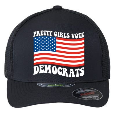 Pretty Girls Vote Democrats Flexfit Unipanel Trucker Cap